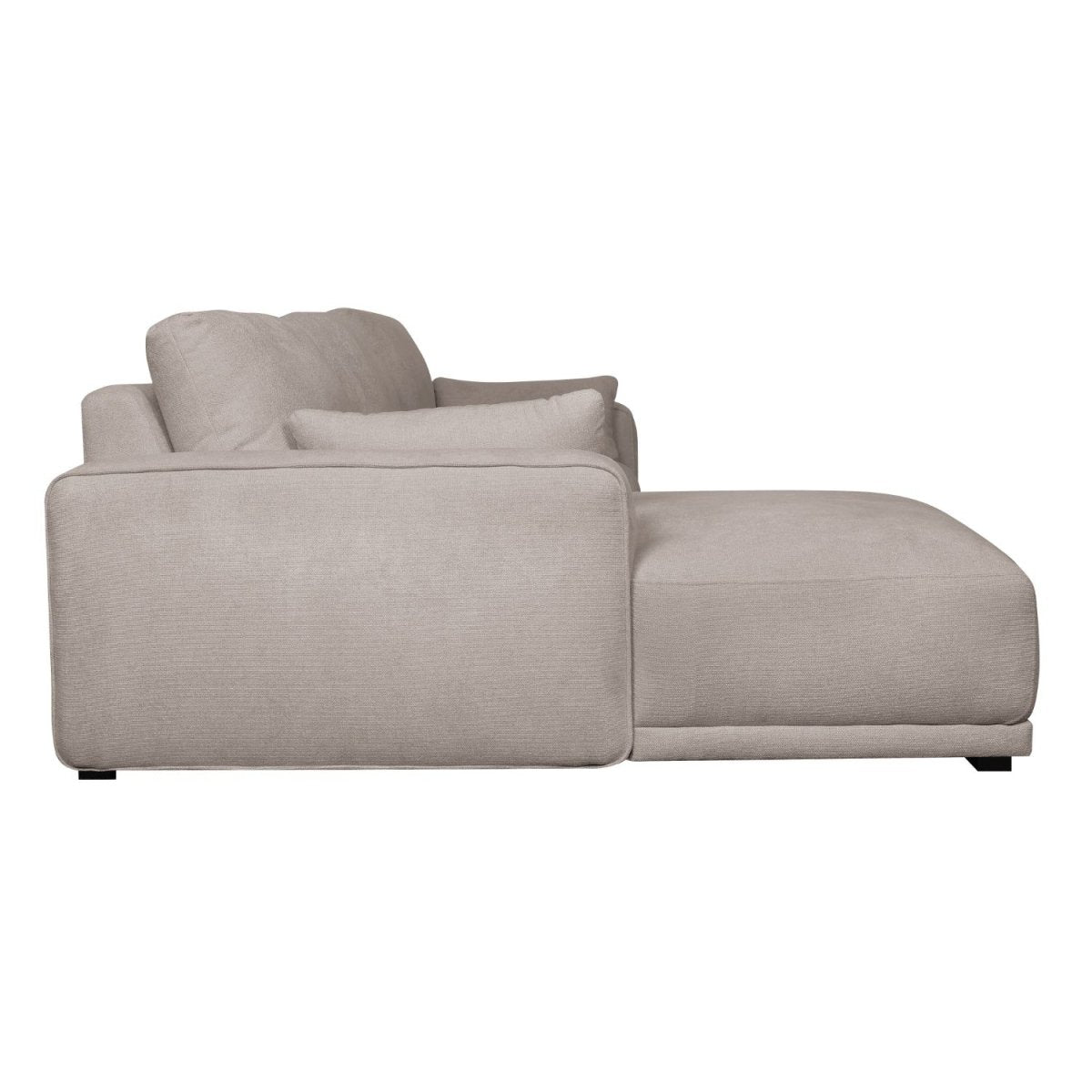 California L-Form Ecksofa Links - Stoffbezug Beige - FURNHOUSE