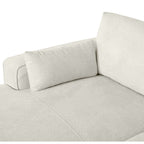 California L-Form Ecksofa Links - Stoffbezug Creme Weiß - FURNHOUSE