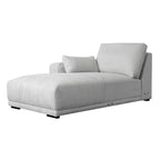 California L-Form Ecksofa Links - Stoffbezug Grau - FURNHOUSE