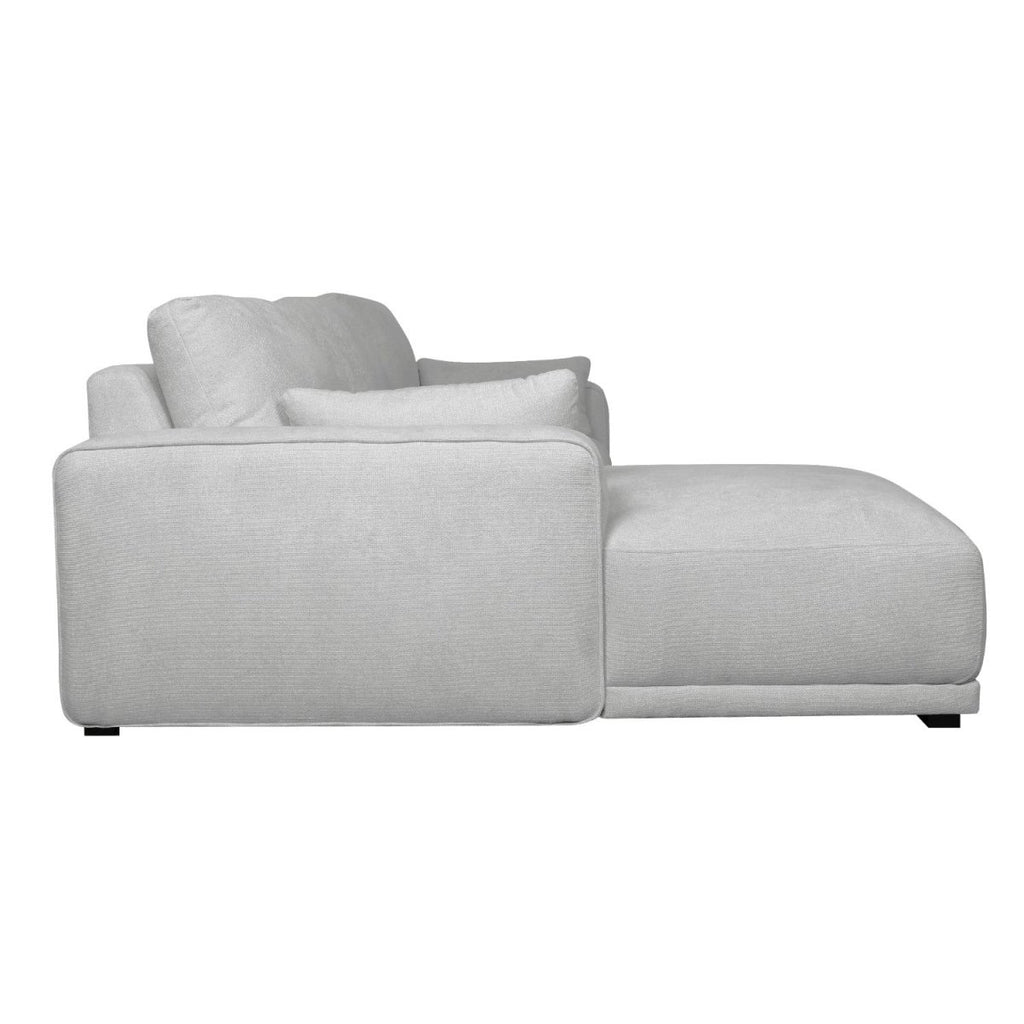 California L-Form Ecksofa Links - Stoffbezug Grau - FURNHOUSE