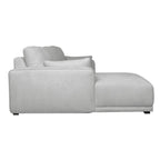 California L-Form Ecksofa Links - Stoffbezug Grau - FURNHOUSE