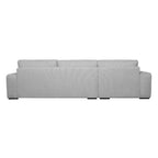 California L-Form Ecksofa Links - Stoffbezug Grau - FURNHOUSE