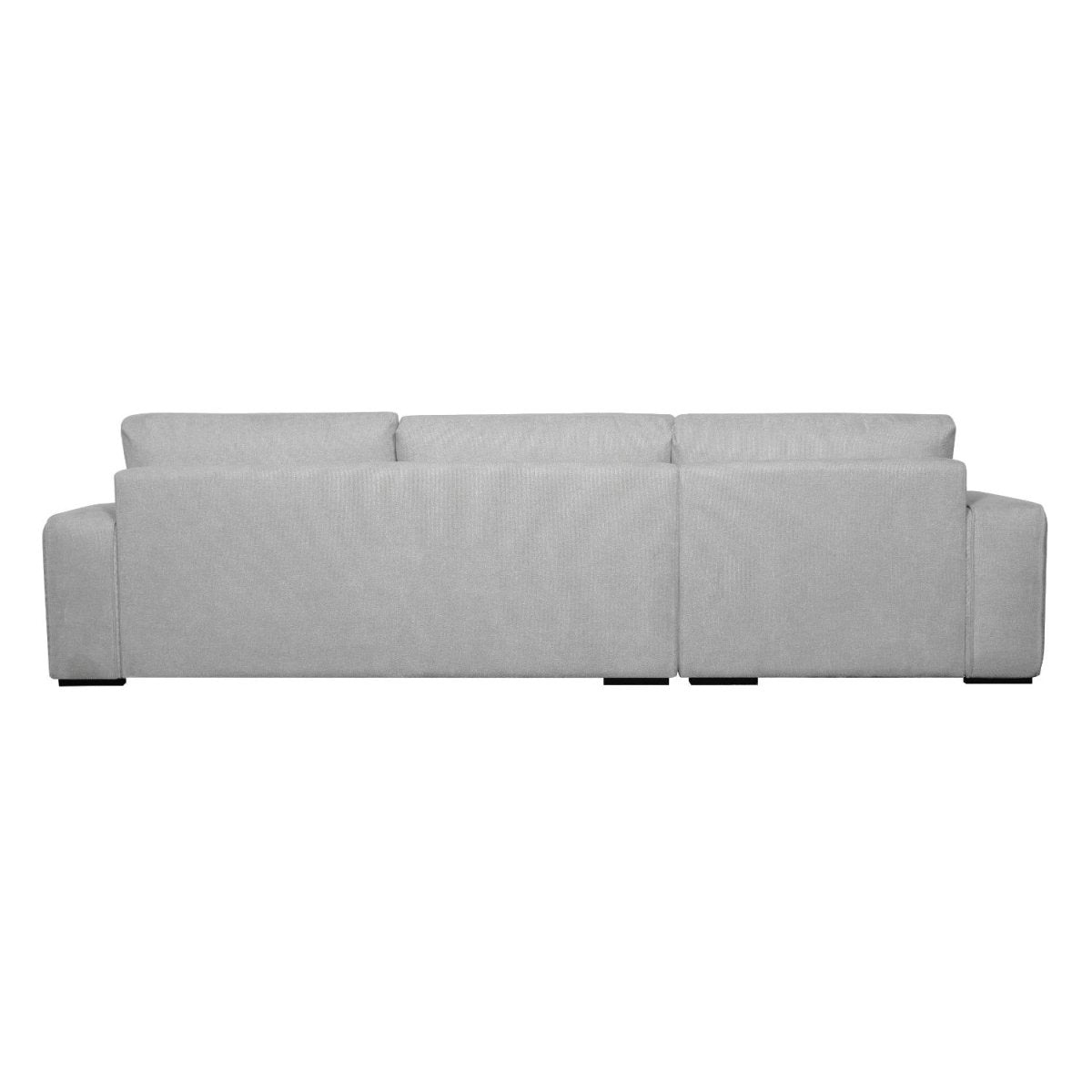 California L-Form Ecksofa Links - Stoffbezug Grau - FURNHOUSE