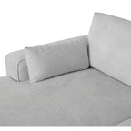 California L-Form Ecksofa Links - Stoffbezug Grau - FURNHOUSE