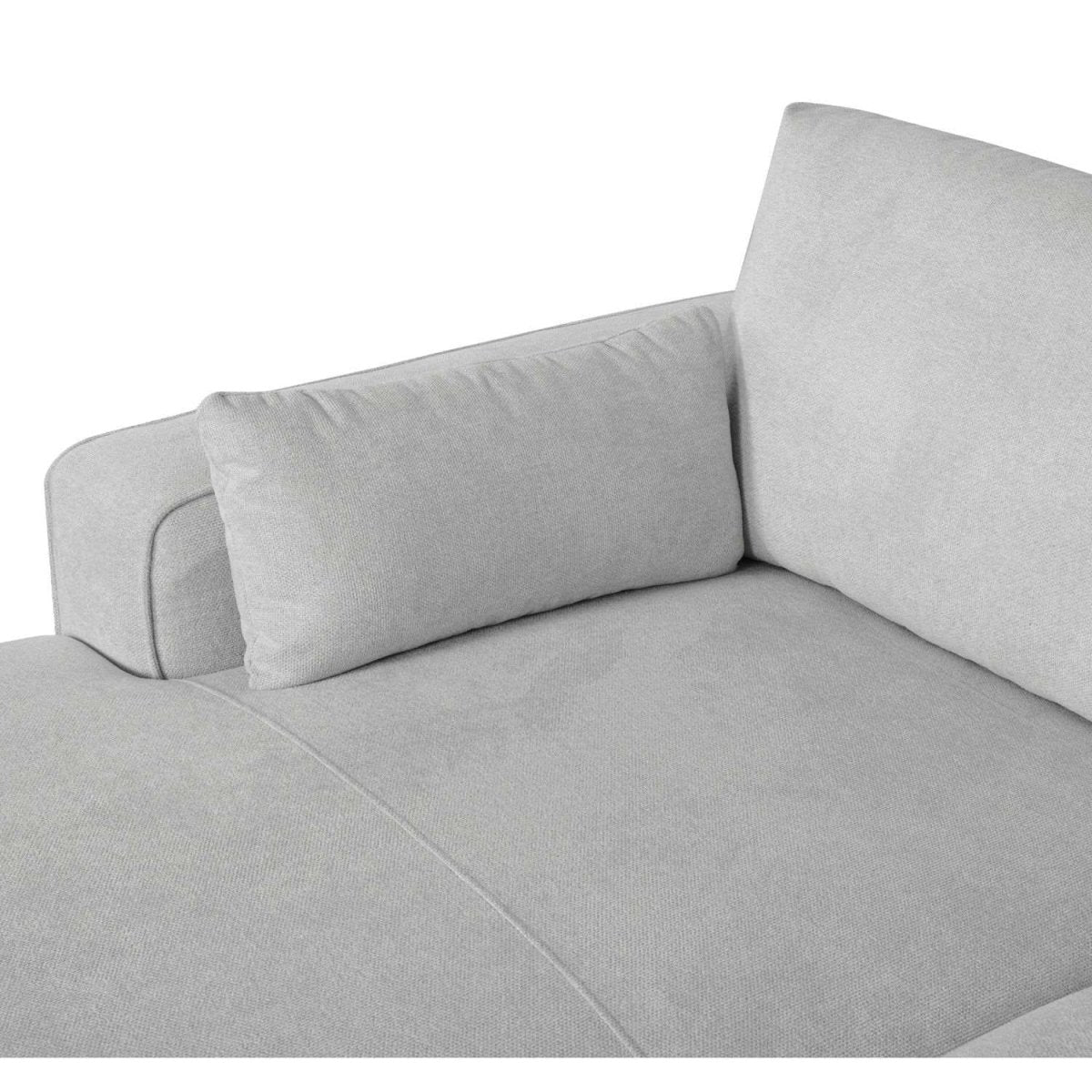 California L-Form Ecksofa Links - Stoffbezug Grau - FURNHOUSE