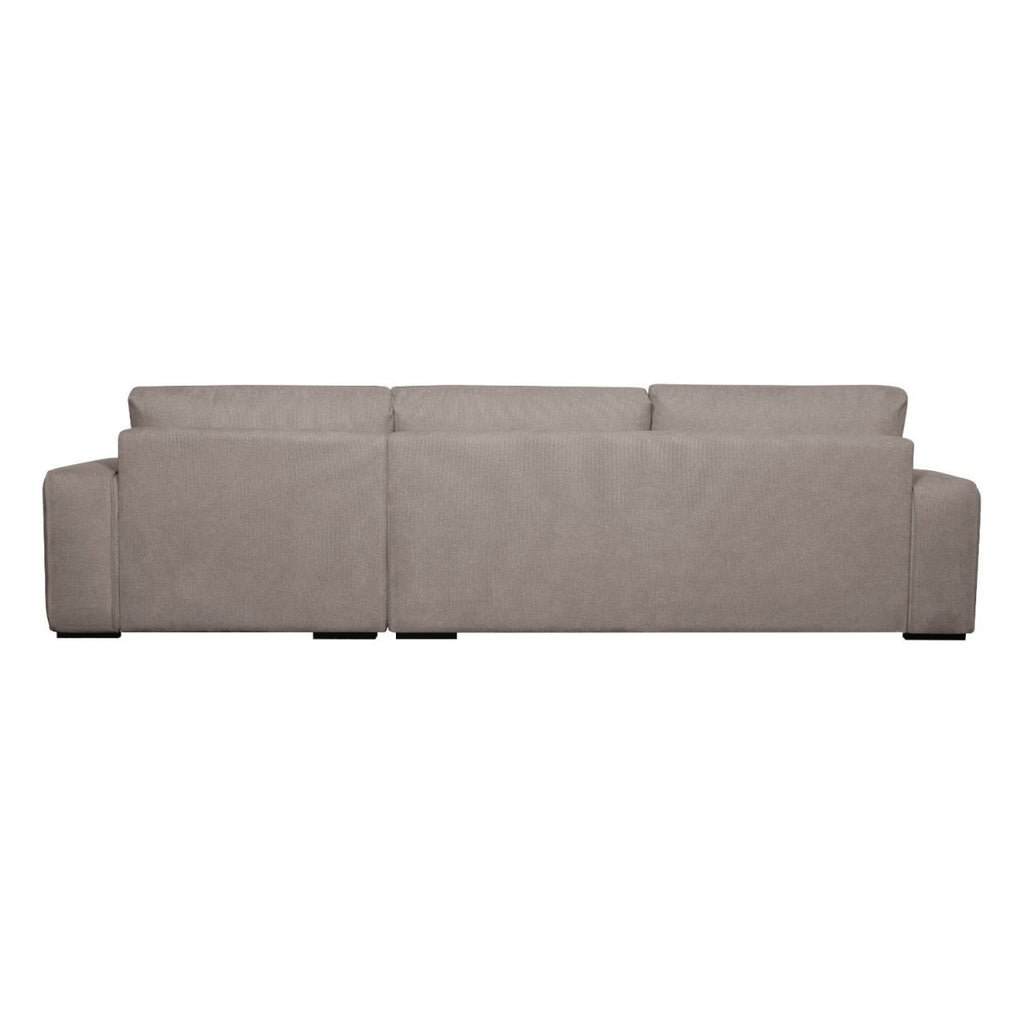California L-Form Ecksofa Rechts - Stoffbezug Beige - FURNHOUSE
