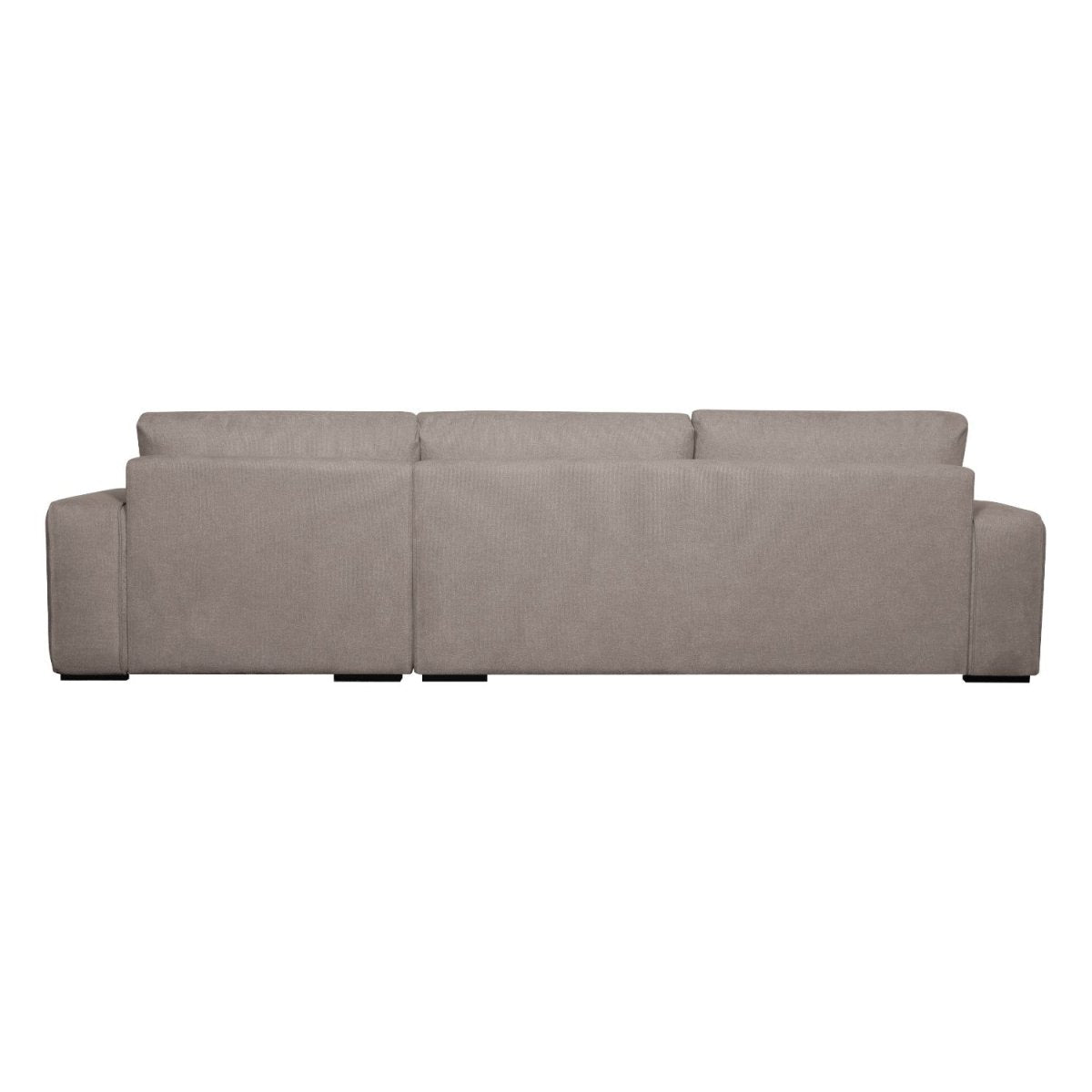 California L-Form Ecksofa Rechts - Stoffbezug Beige - FURNHOUSE