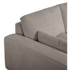 California L-Form Ecksofa Rechts - Stoffbezug Beige - FURNHOUSE