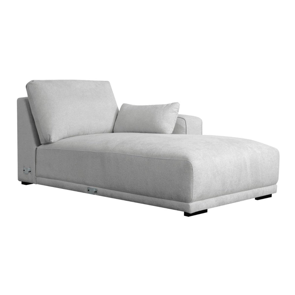 California L-Form Ecksofa Rechts - Stoffbezug Grau - FURNHOUSE
