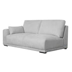 California L-Form Ecksofa Rechts - Stoffbezug Grau - FURNHOUSE