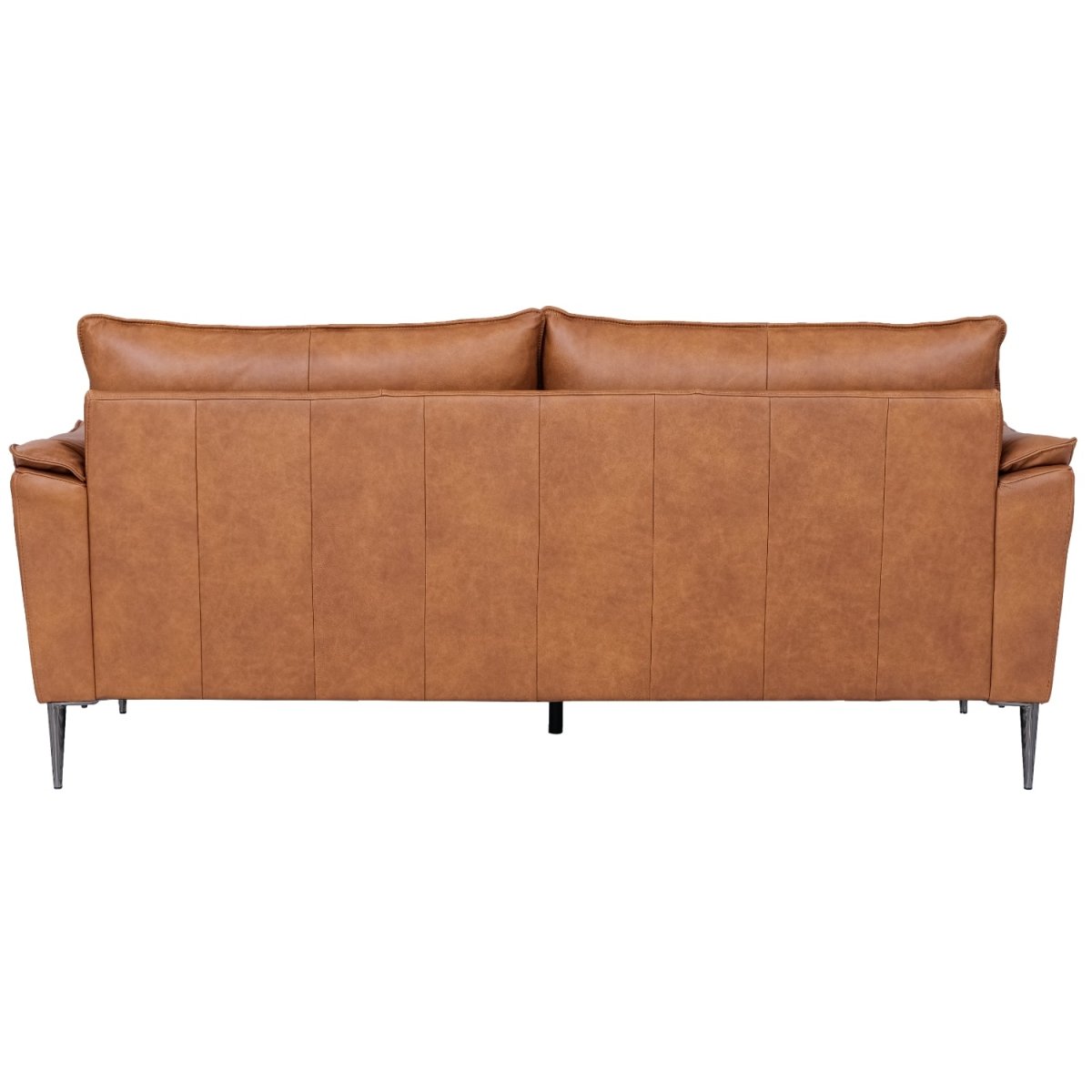 Couchgarnitur 3+2 - Echtleder Cognacbraun - IBBE DESIGN - FURNHOUSE