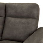 Couchgarnitur 3+2 Selesta - Elektrisch mit USB, Stoff Taupe - FURNHOUSE