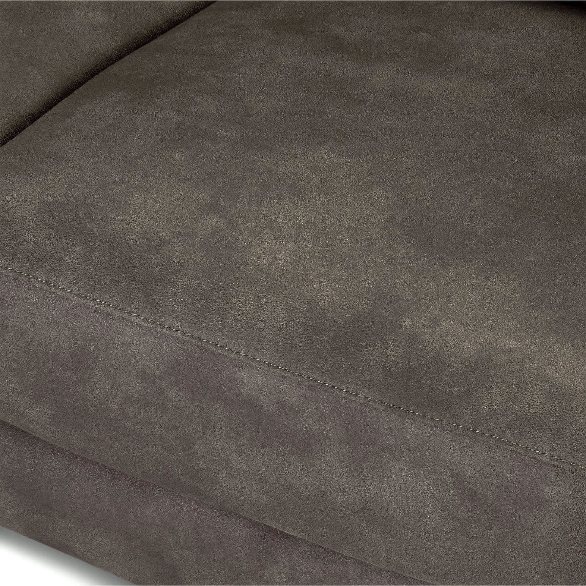 Couchgarnitur 3+2 - mit Elektrische Relaxfunktion, USB - Stoffbezug Taupe - FURNHOUSE