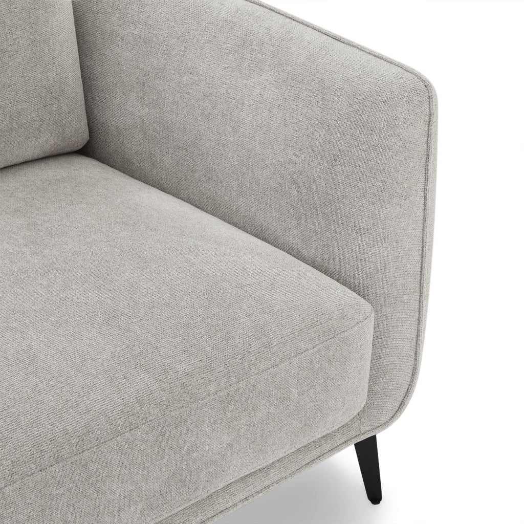 Couchgarnitur 3+2 Sofa - Stoffbezug Grau - IBBE DESIGN - FURNHOUSE
