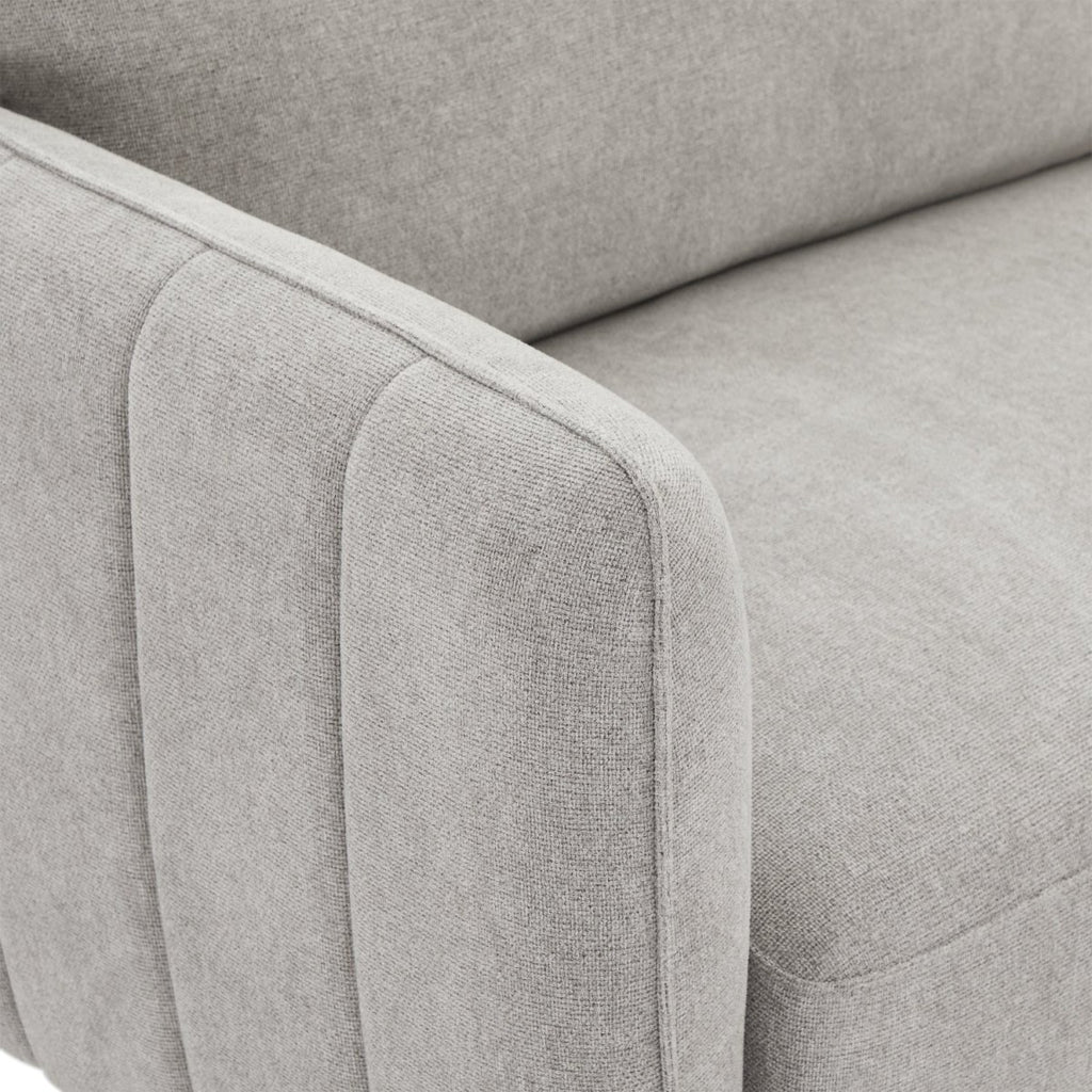 Couchgarnitur 3+2 Sofa - Stoffbezug Grau - IBBE DESIGN - FURNHOUSE