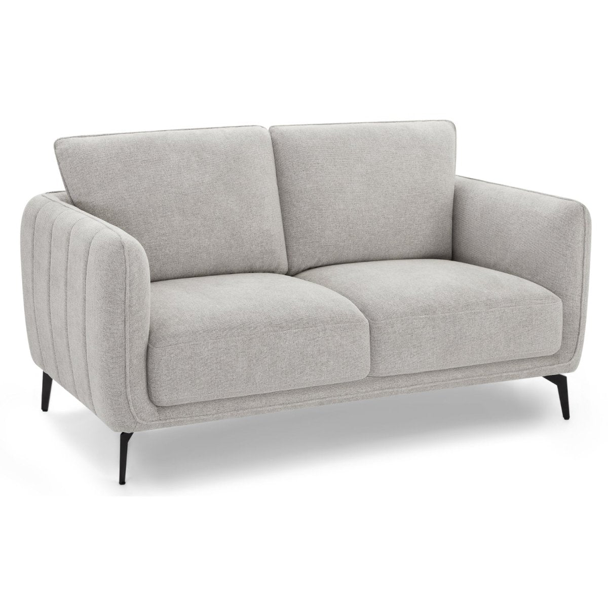 Couchgarnitur 3+2 Sofa - Stoffbezug Grau - IBBE DESIGN - FURNHOUSE