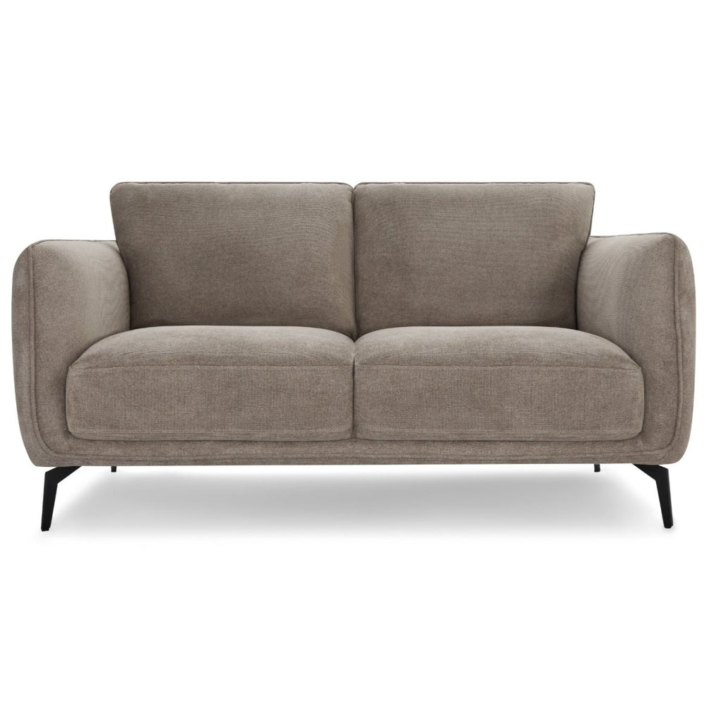 Couchgarnitur 3+2 Sofa - Stoffbezug Taupe - FURNHOUSE