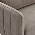 Couchgarnitur 3+2 Selena - Stoff Beige, 197 + 158 cm - FURNHOUSE