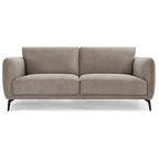 Couchgarnitur 3+2 Selena - Stoff Beige, 197 + 158 cm - FURNHOUSE
