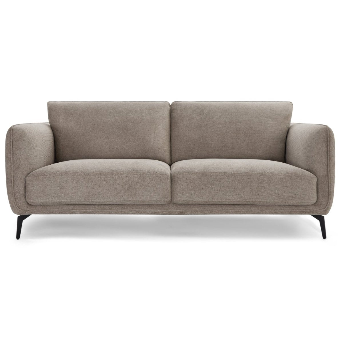 Couchgarnitur 3+2 Sofa - Stoffbezug Taupe - FURNHOUSE