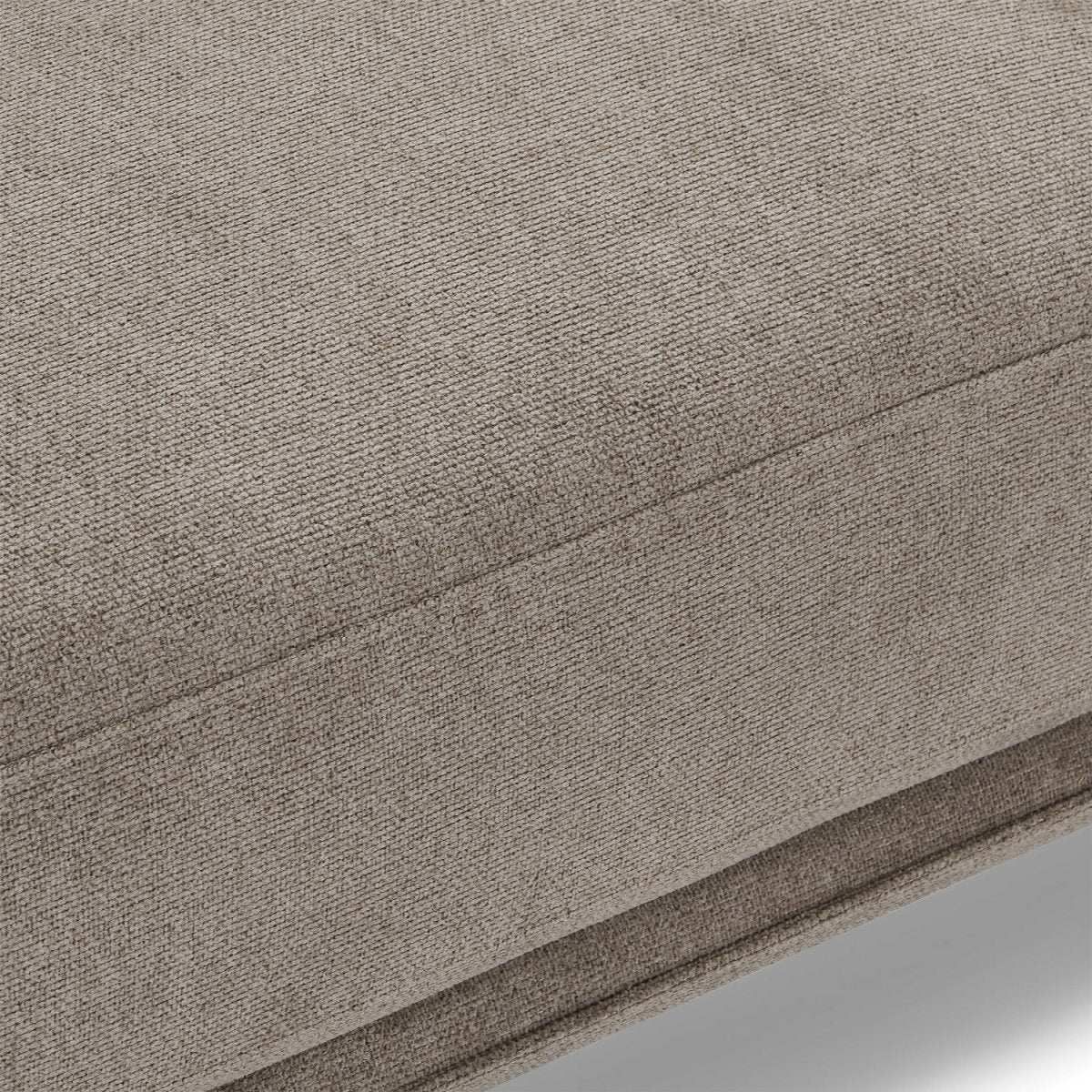 Couchgarnitur 3+2 Sofa - Stoffbezug Taupe - FURNHOUSE
