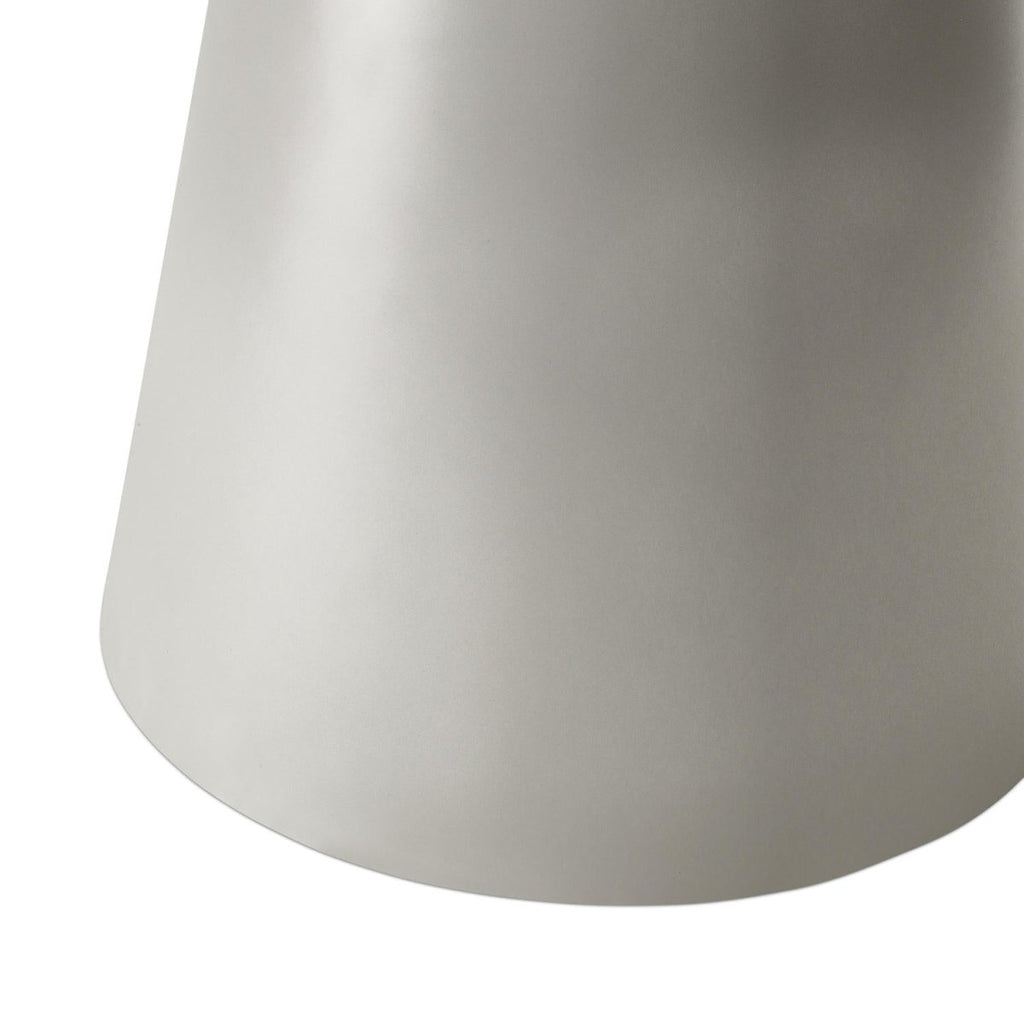 Couchtisch 2er Set ø45/80 cm Tango - Travertine-Optik Grau - FURNHOUSE