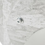 Couchtisch 2er Set ø45/80 cm Tango - Travertine-Optik Grau - FURNHOUSE