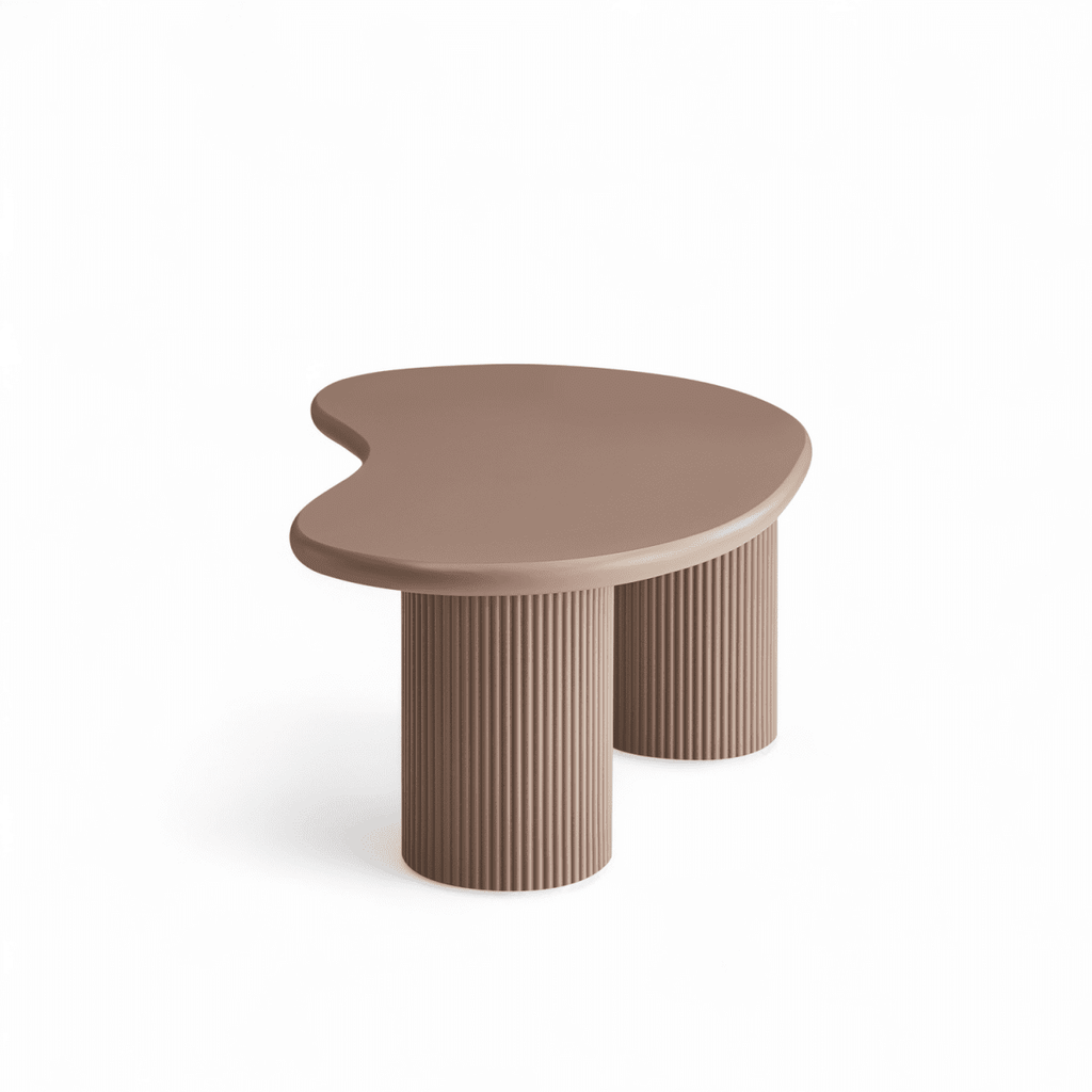 Couchtisch 2er Set ø50/130x70 cm - Mocca Mousse - FURNHOUSE