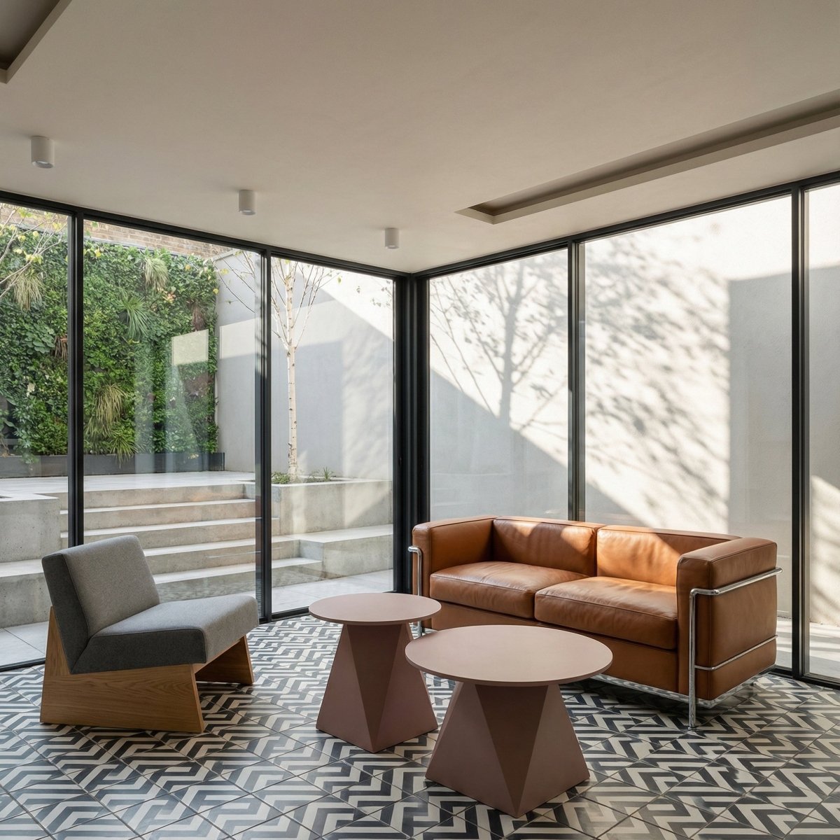 Couchtisch 2er Set ø50/80 cm - Mocca Mousse - FURNHOUSE