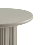 Tischkante im Detail, Flow 2er Set ø50/80 cm Grau