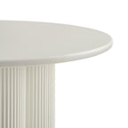 Couchtisch 2er Set ø50/80 cm - Weiß - FURNHOUSE