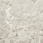 Couchtisch 2er Set ø60/80 cm Easy - Marmoroptik & Lamellenoptik Beige - FURNHOUSE