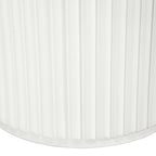 Couchtisch 2er Set ø60/80 cm Easy - Marmoroptik & Lamellenoptik Weiß - FURNHOUSE