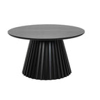 Couchtisch 2er Set ø60/80 cm - Eiche Schwarz - FURNHOUSE