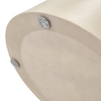 Couchtisch 2er Set ø60/80 cm Tango - Travertine-Optik Beige - FURNHOUSE