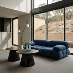 Couchtisch 2er Set Svendborg ø60/80 cm - Räuchereiche - FURNHOUSE