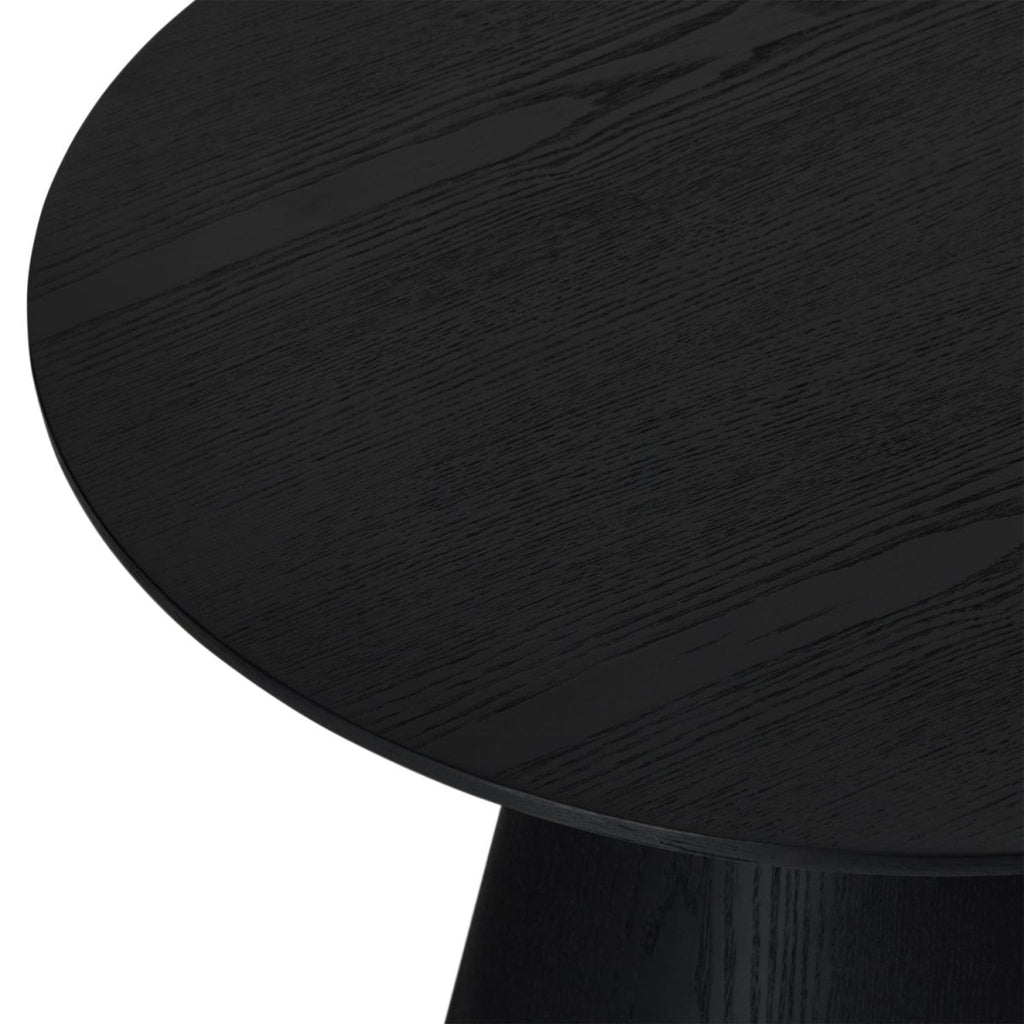 Couchtisch 3er Set ø80/60/45 cm Tango - Eiche Schwarz - FURNHOUSE