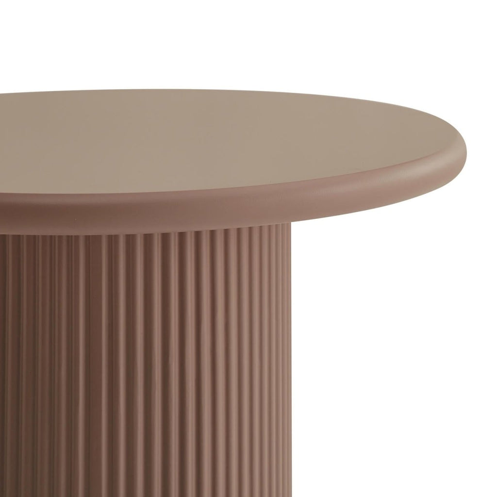 Couchtisch Nierenförmig 130x70 cm - Mocca Mousse - FURNHOUSE