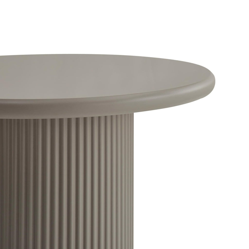 Couchtisch Nierenförmig 130x70 cm - Taupe - FURNHOUSE