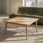 Couchtisch Quadratisch 90x90 cm - Wildeiche Natur - FURNHOUSE