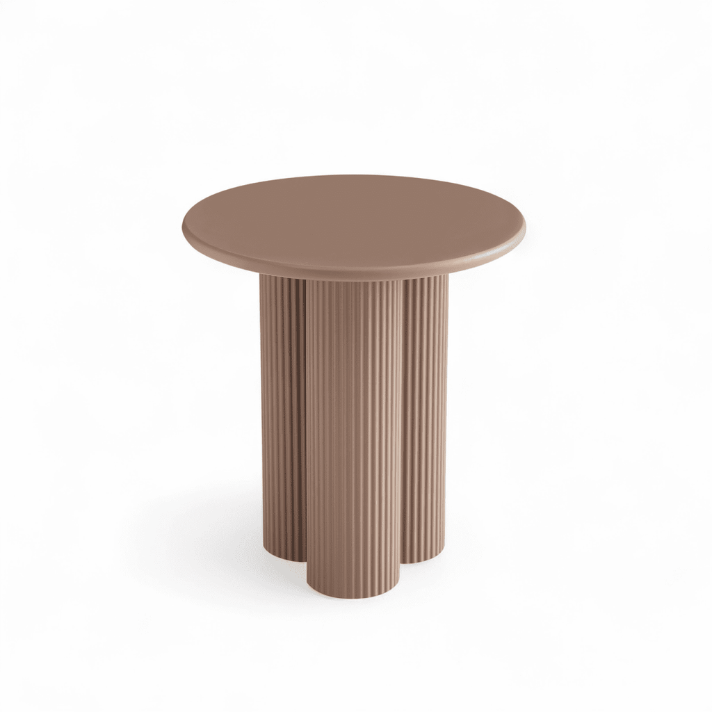 Couchtisch Rund ø50 cm - Mocca Mousse - FURNHOUSE