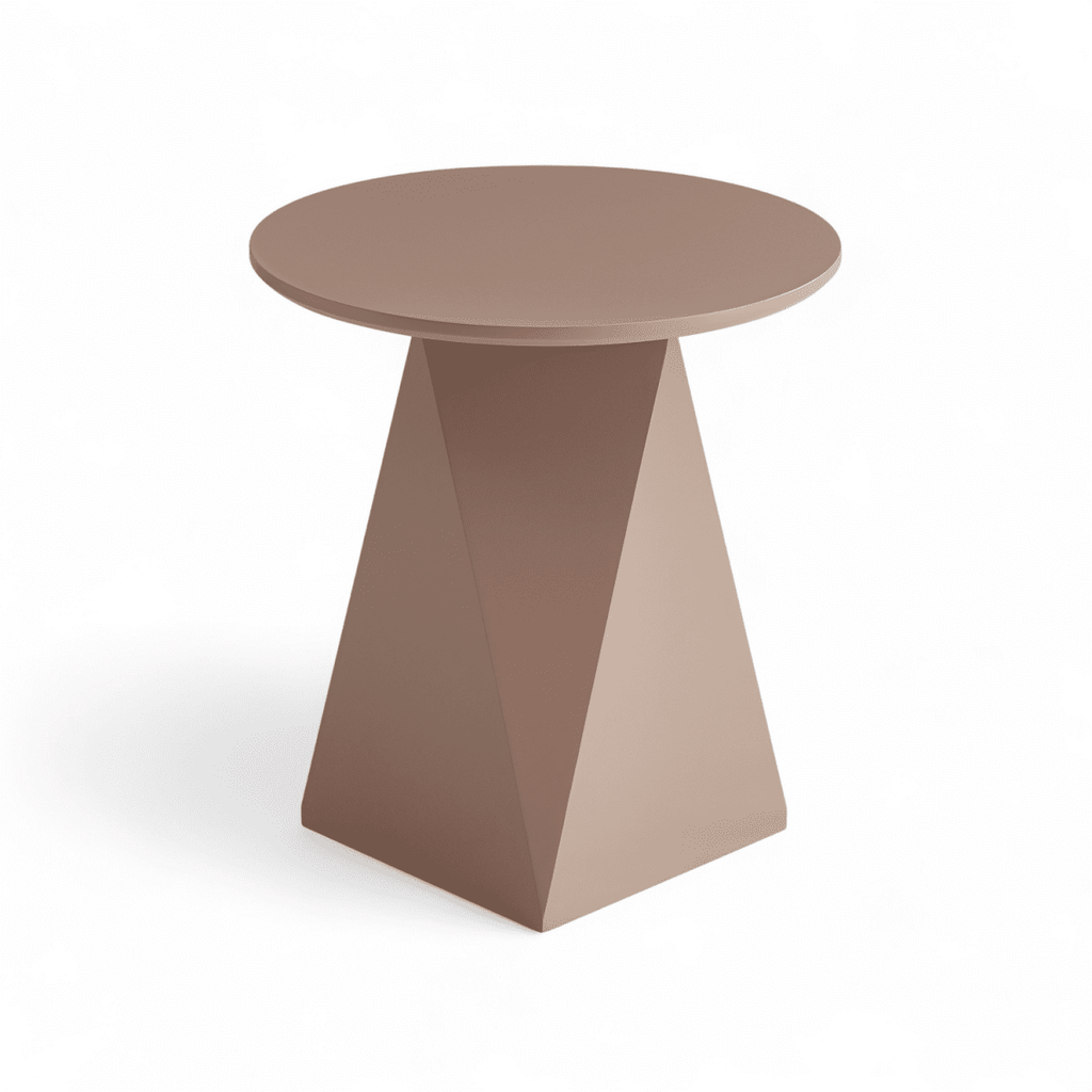 Couchtisch Rund ø50 cm - Mocca Mousse - FURNHOUSE
