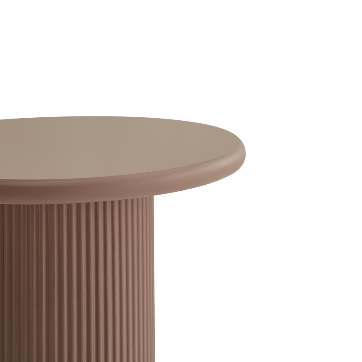 Couchtisch Rund ø50 cm - Mocca Mousse - FURNHOUSE