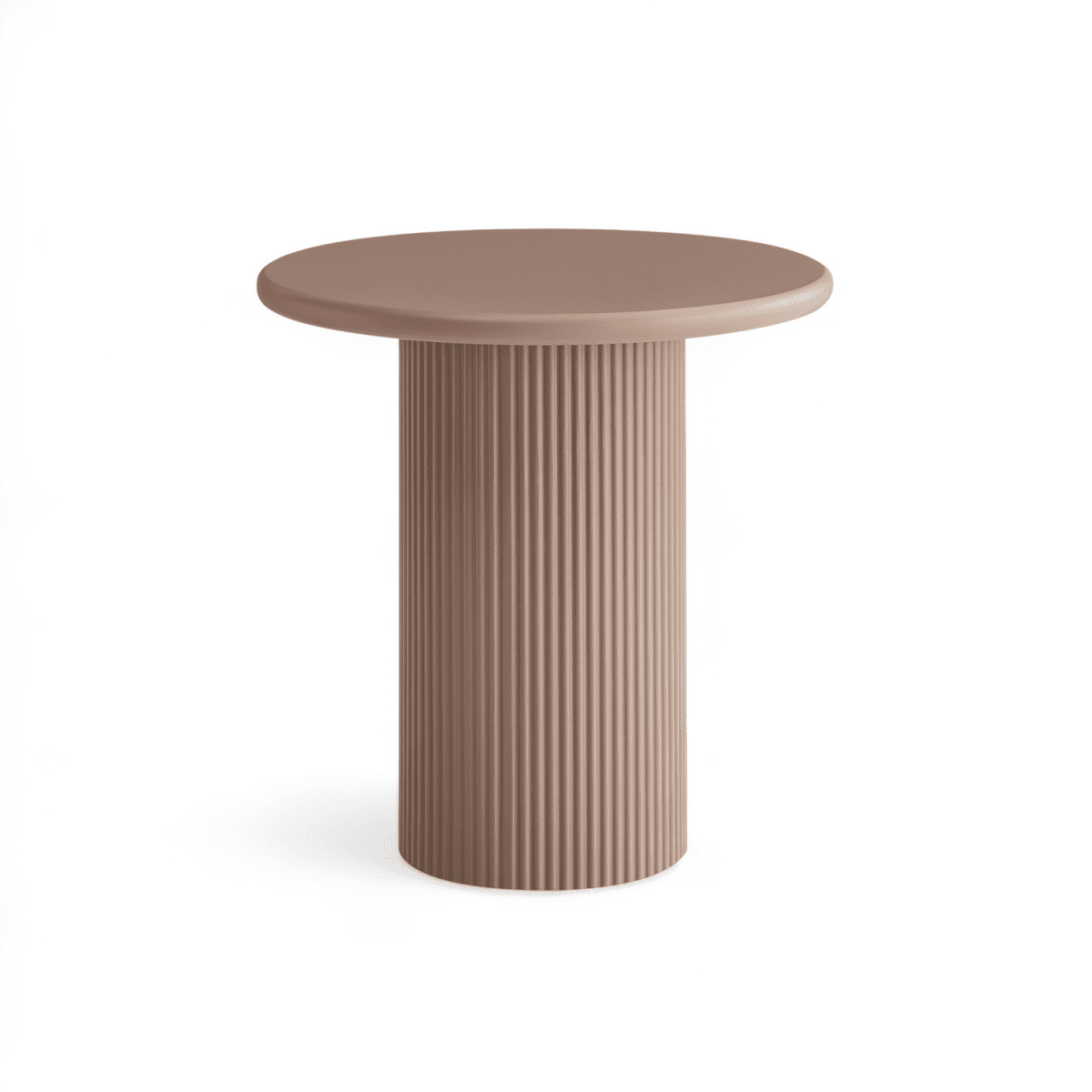 Couchtisch Rund ø50 cm - Mocca Mousse - FURNHOUSE