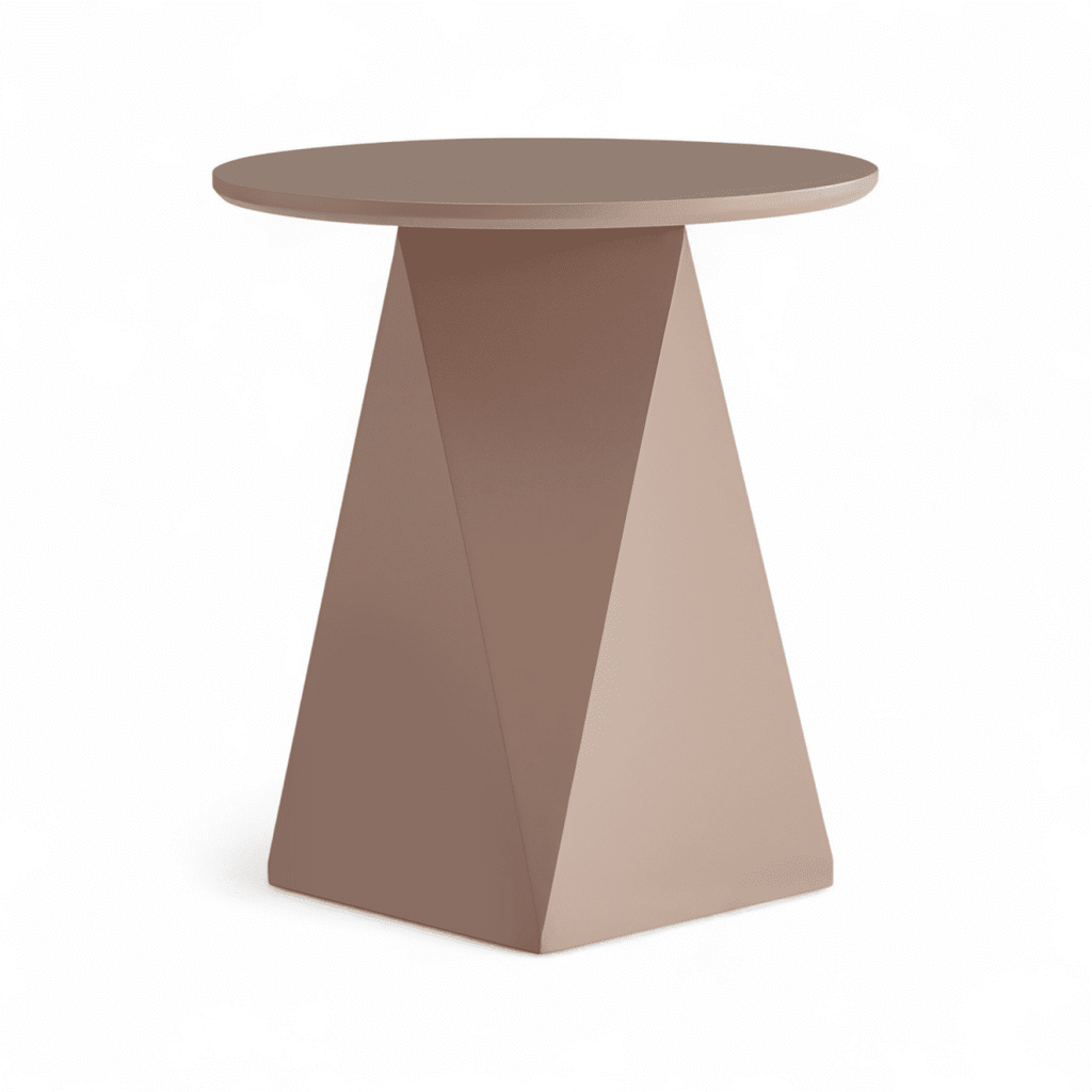 Couchtisch Rund ø50 cm - Mocca Mousse - FURNHOUSE