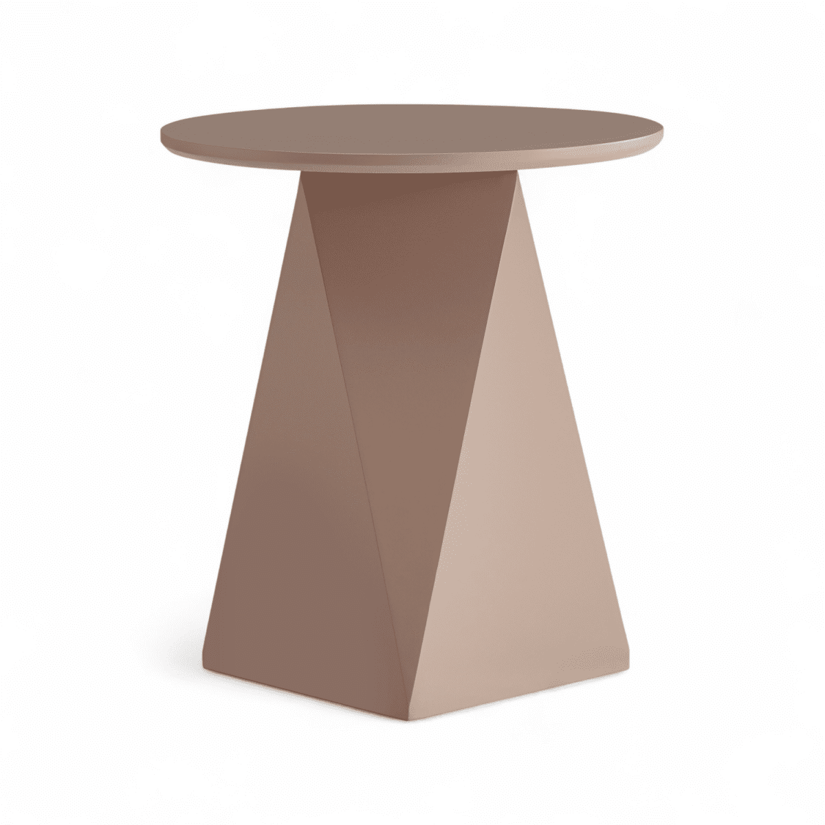 Couchtisch Rund ø50 cm - Mocca Mousse - FURNHOUSE