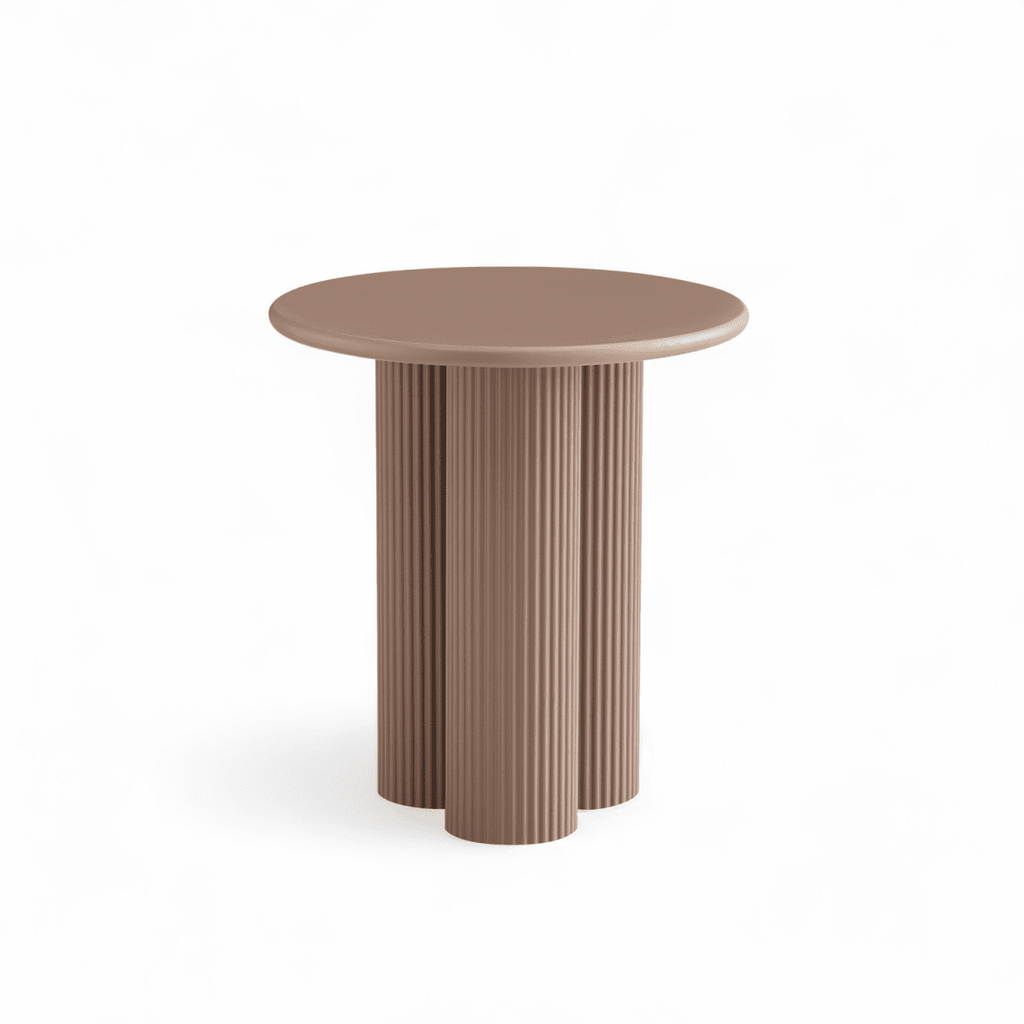 Couchtisch Rund ø50 cm - Mocca Mousse - FURNHOUSE