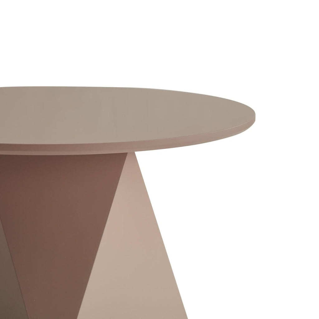 Couchtisch Rund ø50 cm - Mocca Mousse - FURNHOUSE