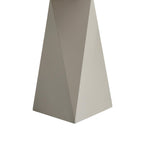 Pyramidenfuß im Detail, Couchtisch Aura ø50 cm Grau