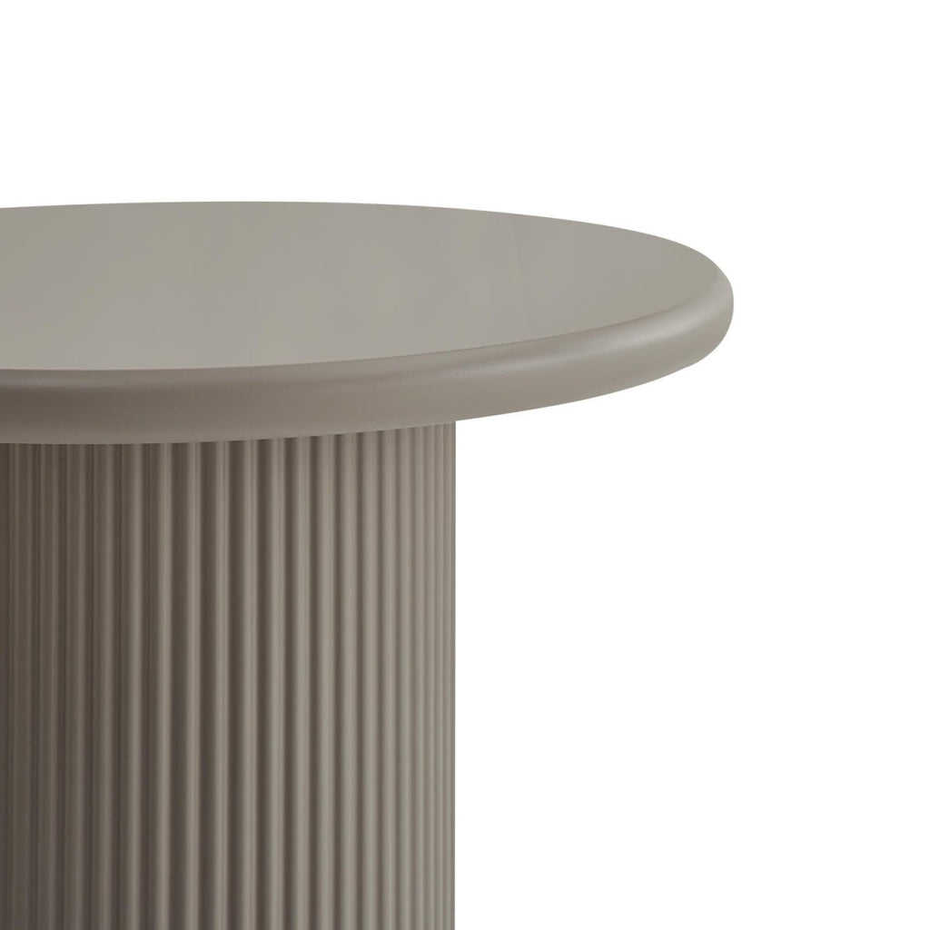 Couchtisch Rund ø50 cm - Taupe - FURNHOUSE